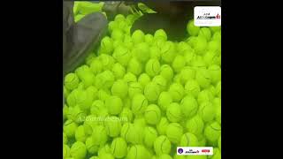 Tennis  ball making/a2uatthubegum/entertainment video/