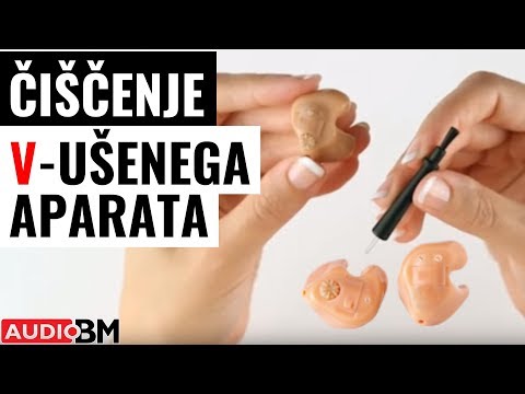 NASVETI: Nega in  čiščenje vušesnega slušnega aparata / Tutorial - navodila