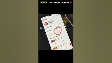 Power of content creation 💯💯#shorts #youtubeshorts #tech #facts