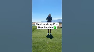 PLUS Handicap Pre-Shot Routine #golftips