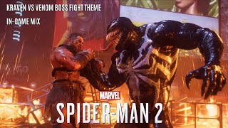 Venom vs Kraven Boss Battle Theme - In-Game Unofficial Soundtrack - Marvel’s Spider-Man 2