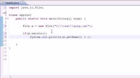 Java Video Tutorial Part 78 |   File Class