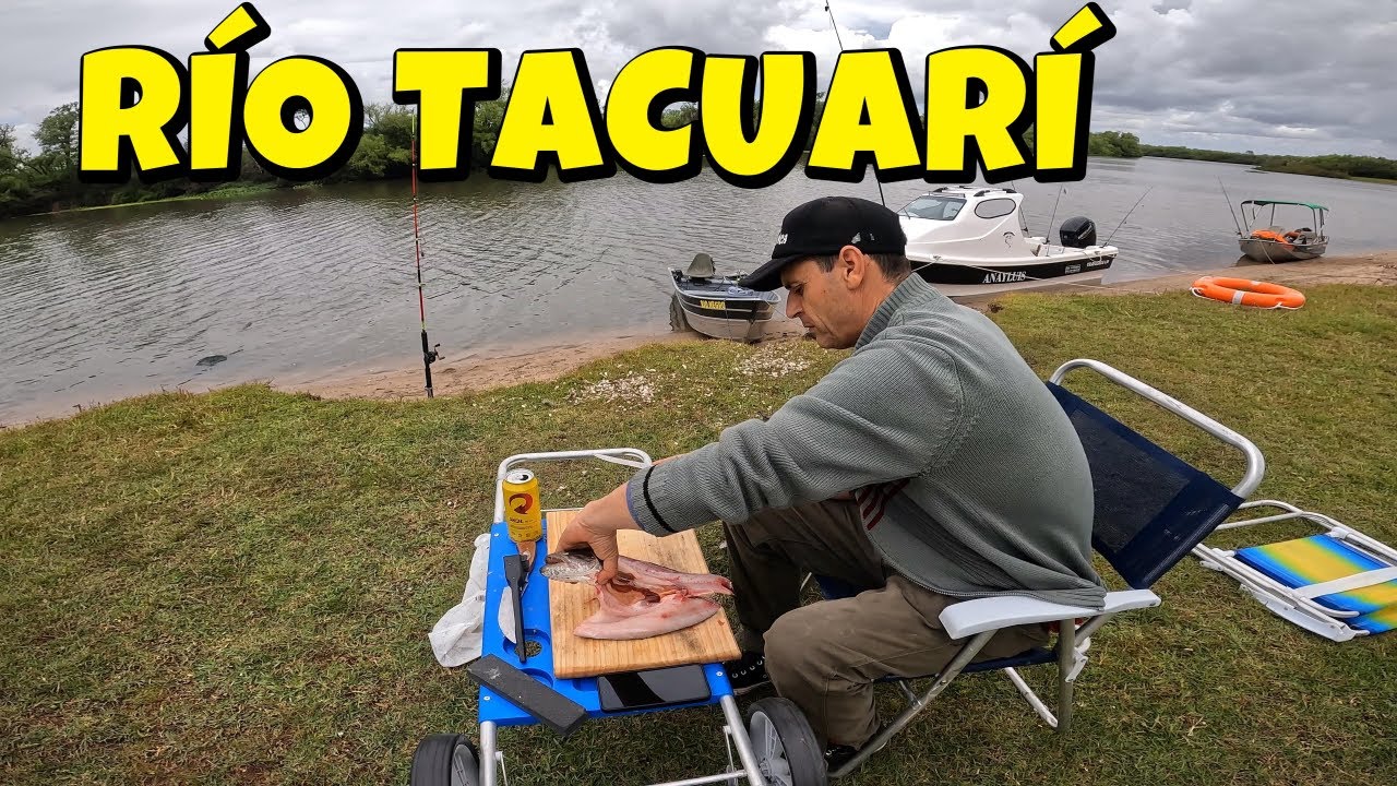 ¡Increíble jornada de pesca bajo tormenta! Río Tacuarí a full ⚡🎣