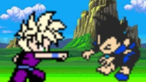 If Gohan Fought Vegeta Instead of Goku | Sprite Animation