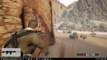 UE4 Level Gameplay preAlpha version third person shooter demo