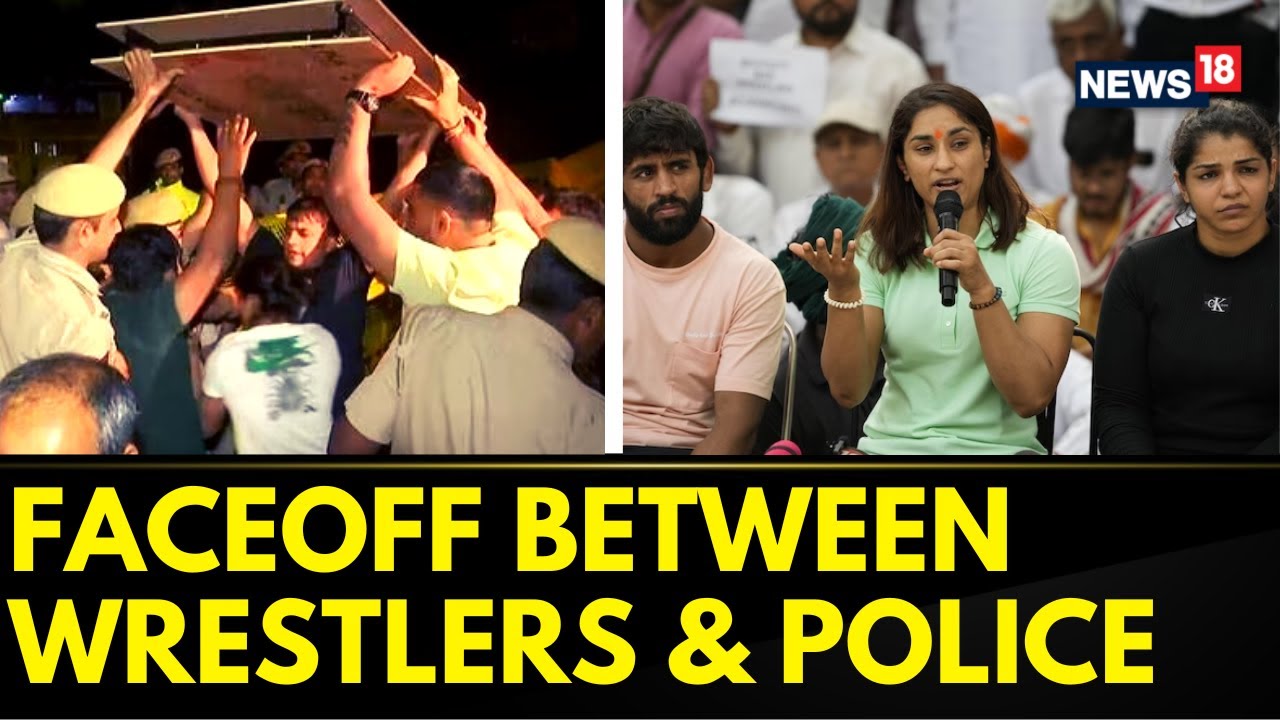 Wrestlers Protest News | Delhi Police Got Into A Scuffle With ...