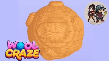 Wool Craze Puzzle level 136 Deathstar Knife | Mobile Gameplay Walkthrough |