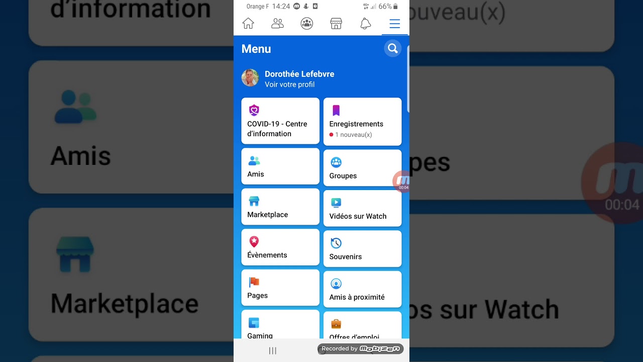 Trouver le lien de son compte Facebook