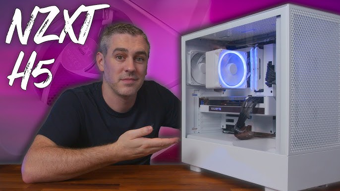 NZXT H5 Elite Matte White - Chassi - Miditower - Vit