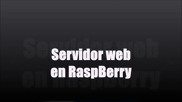 Servidor web en Raspberry