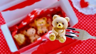 Chocolate Covered Teddy Bear Mini Cakes 🧸💕 (Recipe) | OCHIKERON | Create Eat Happy :)