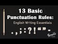 13 basic punctuation rules in english  essential writing essential series  punctuation guide