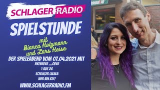 SchlagerRadio.FM Spielstunde mit Bianca Holzmann und Lars Heise vom 07.04.2021 mit dem Wow Effekt