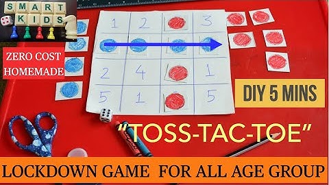 TOSS TAC TOE English audio| Advanced level of Tic tac toe | Kids game |