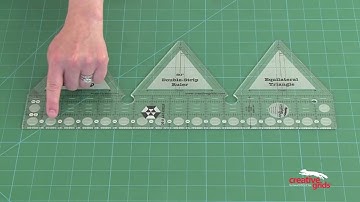 Creative Grids® 60 Degree Double-Strip Ruler - CGRDBS60