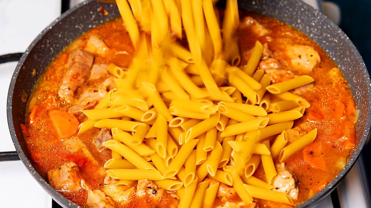 Простой и Вкусный Рецепт макарон на ужин, для Всей семьи! - YouTube