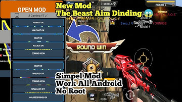 New Mod Menu VIP Crisis Action | Aim Dinding Gak Ada Obat 🤣