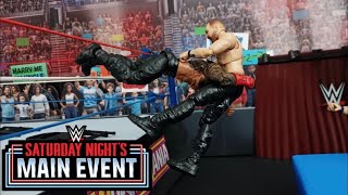 WFW Roman Reigns vs Jon Moxley | Saturday Night's Main Event! (WWE Stop Motion)