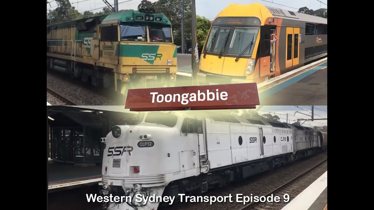 Western Sydney Transport Ep 9 Toongabbie Train Spotting YouTube