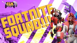 Live Fortnite FGN Squad "We're gonna Die!!!"