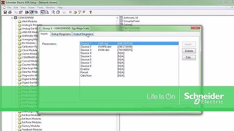 Configuring Scaling of Power/Voltage/Energy/Current Units on ION Meters | Schneider Electric Support