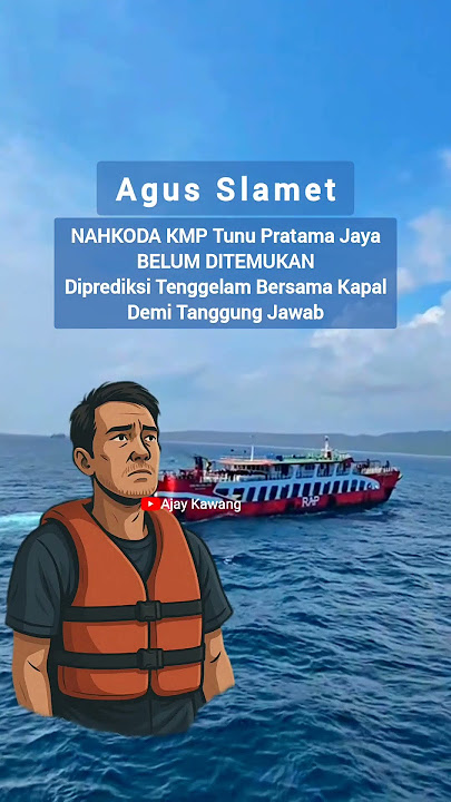Nahkoda KMP Tunu Pratama Jaya belum ditemukan, diprediksi Tenggelam Bersama Kapal