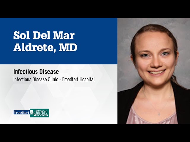 Watch Dr. Sol Del Mar Aldrete, infectious disease specialist on YouTube.