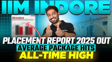IIM Indore 2025 Placement Report Out 📢| Average Package Soars to New Heights 😱| Shocking Data 🔎