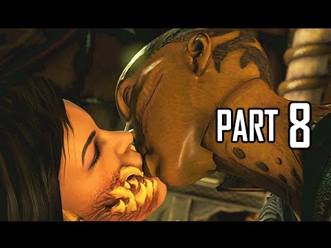 Mortal Kombat X Dvorah Porn - Mortal Kombat X Walkthrough Part 8 - Death Kiss - D'Vorah (MKX Let's Play  Commentary)