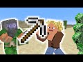 Making a pickaxe using ...CREEPERS