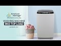 The american heritage 9kg top load washing machine ahwmtl90