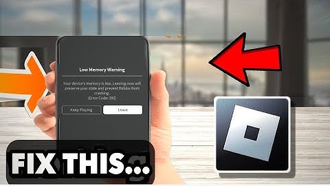 How to fix low memory on Roblox mobile (How to fix low memory on Roblox mobile) (Roblox)