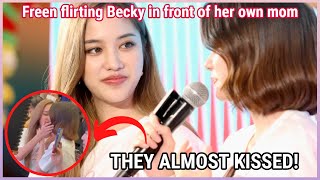 [FreenBecky] Freen Flirting Becky in front of her mom | THEY ALMOST KISSED