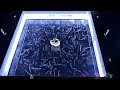 Really active Betafite cloud chamber (new version -44degC) Chambre a brouillard 2