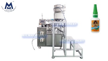 Glue Filling Machine: how to fill glue into bottles automatically (30-40 pcs/min)