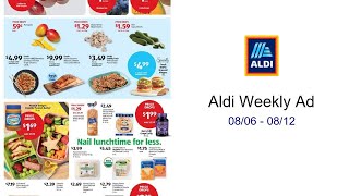Aldi Weekly Ad 08/06 - 08/12