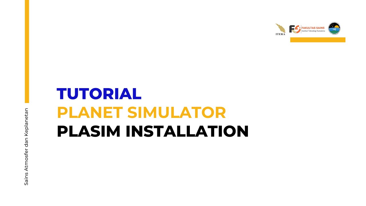 Installation | Planet Simulator (PlaSim) Tutorial - YouTube