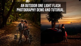 An Outdoor One Light Flash Photography Demo and Tutorial