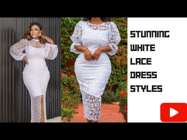 White Asoebi Styles African Dresses 2021 White Lace Clothes Styles Stunning  Elegant And Fabulous - YouTube
