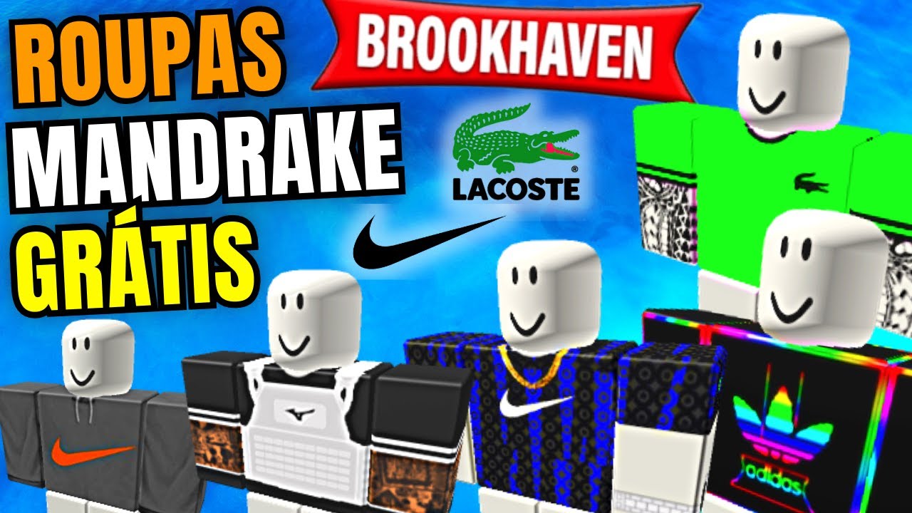 Pegue GRÁTIS Roupas Mandrake no Brookhaven e Bloxburg - Roblox 