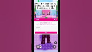 Day 42 of checking my offline donos on pls donate user: jef262012pc #gaming #shorts #roblox ඩ