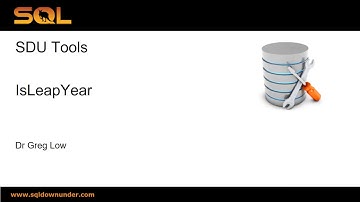 SDU Tools 54 Is Leap Year using T-SQL