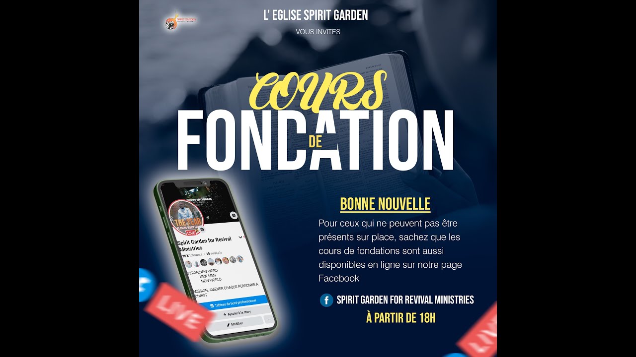 COURS DE FONDATION