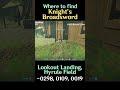Where to Find Knight's Broadsword | #Zelda Tears of the Kingdom #totk