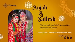 Anjali weds Sailesh | Cinematic Wedding Highlight Video | Royal Photography