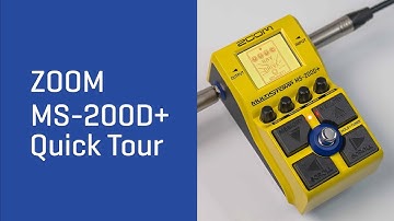 ZOOM MS-200D+ Quick Tour