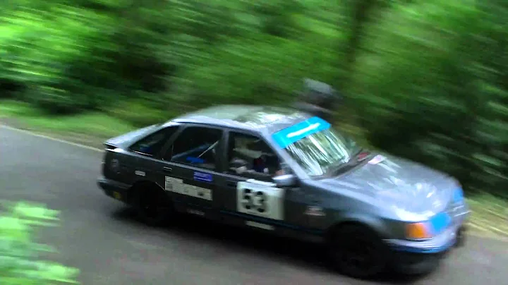 Richard  through the esses at wiscombe in our sier...