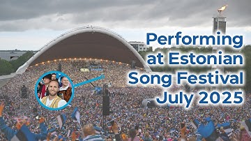 Dr. Lance McGavin from White Palm Dental Sings in Estonian Song Festival 2025
