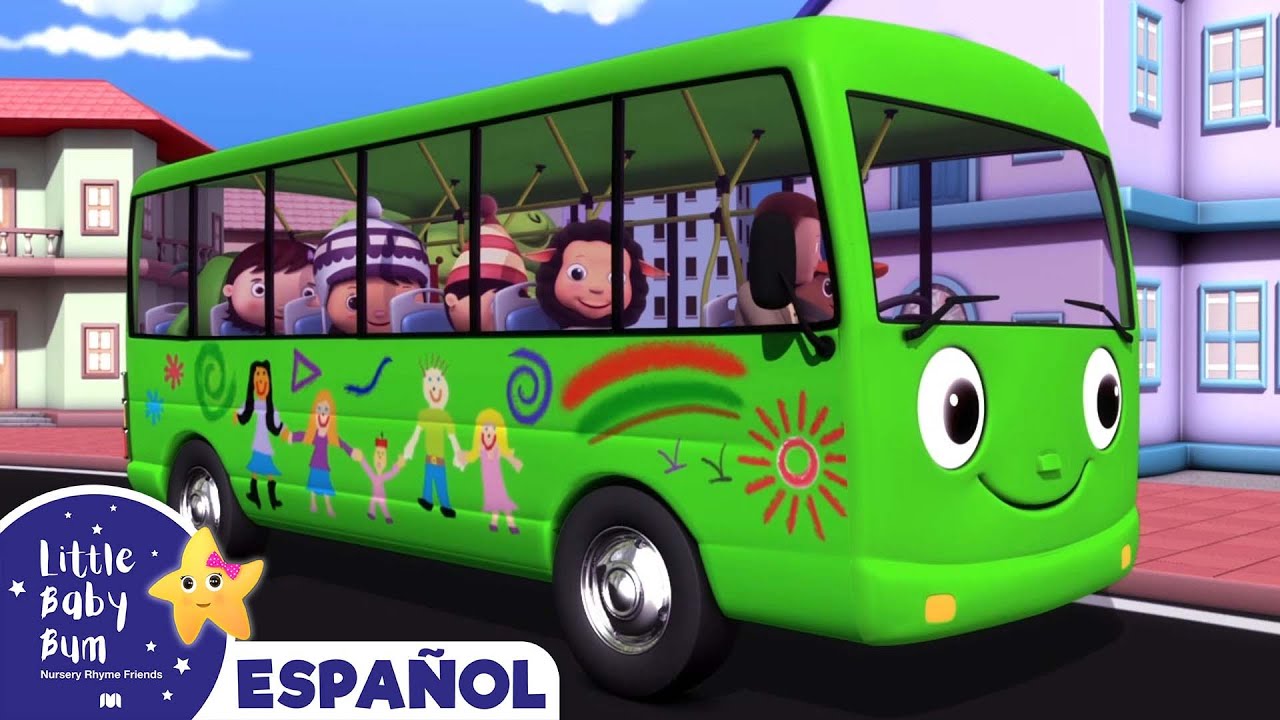 Las Ruedas del Autobús 3 | Canciones Infantiles | Dibujos Animados | Little Baby Bum en Español