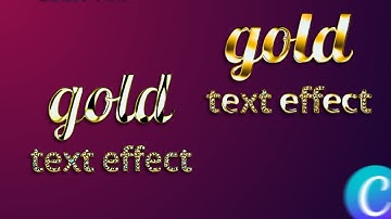 Creating 3D GOLD Text Effects in Canva